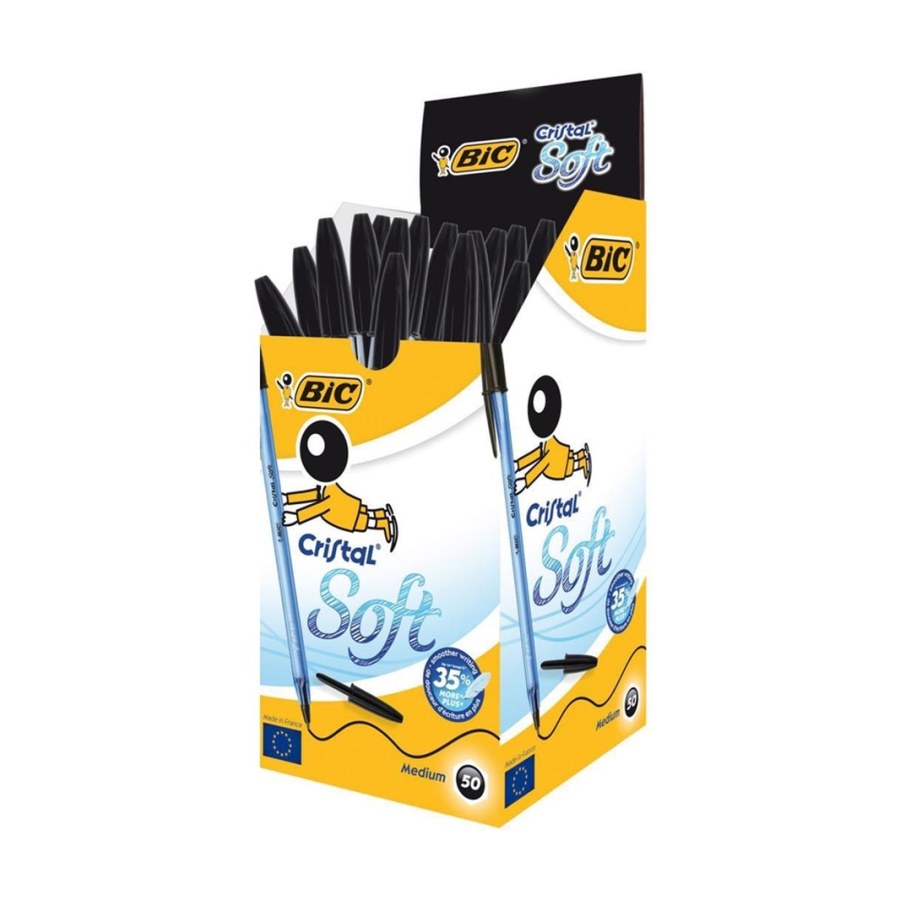 Tükenmez Kalem Cristal Soft Sıyah Bic