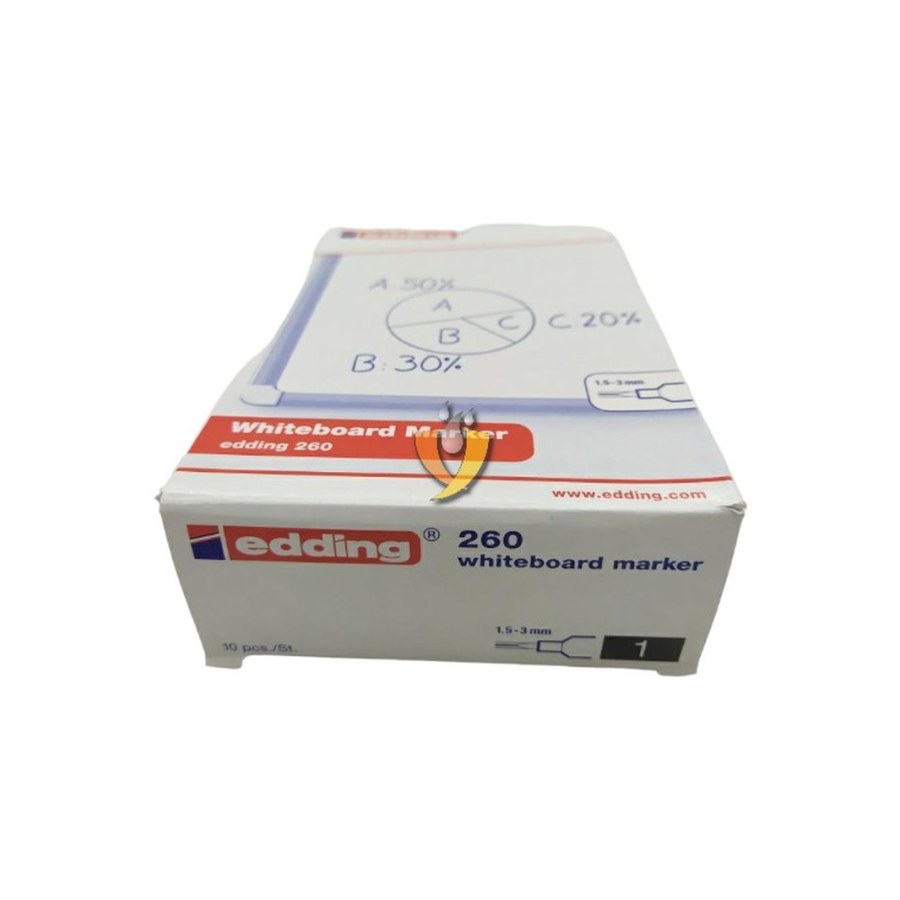 Tahta Kalemi E-260 Siyah Edding