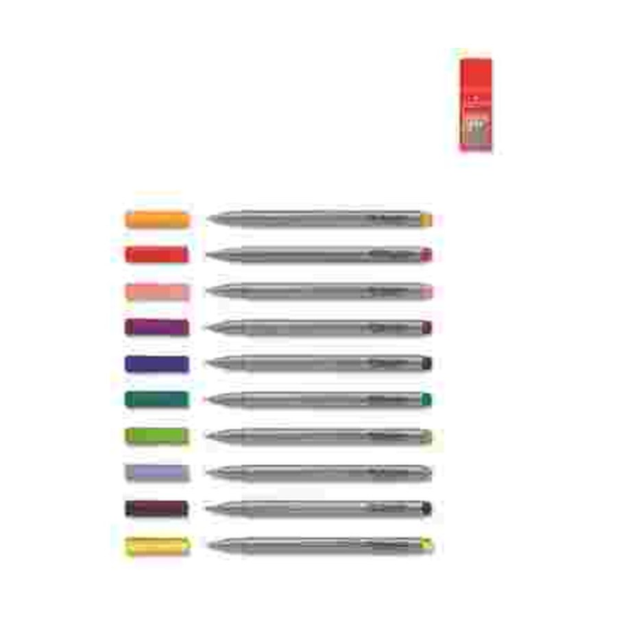 Finepen Kalem 0.4mm Mor Faber Castell Grip
