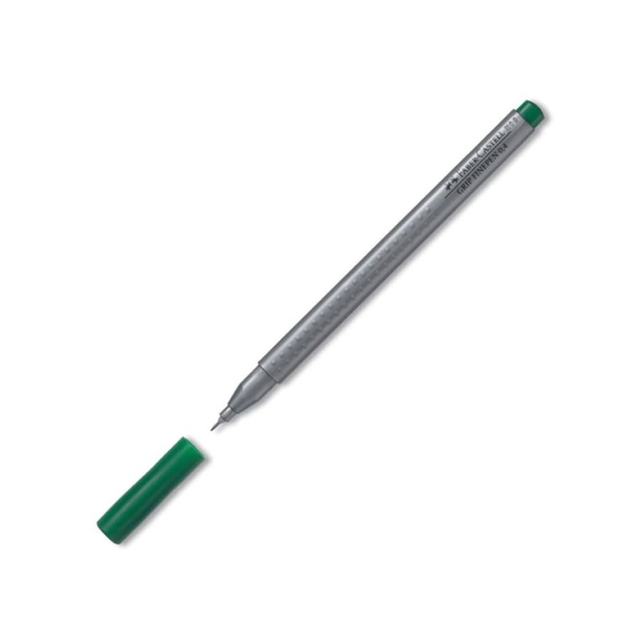 Finepen Kalem 0.4mm Yeşil Faber Castell Grip