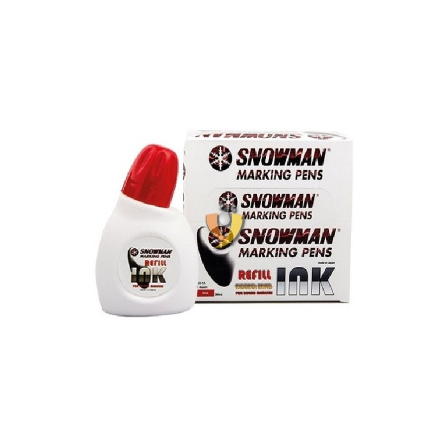 Tahta Kalem Mürekkebi 90 Cc Kırmızı Snowman