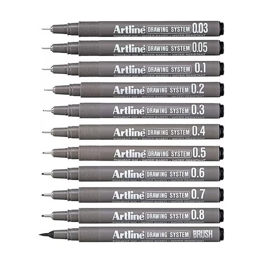 07 MM Rapido Artline Çizim Kalemi 237 Siyah