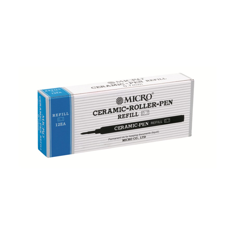 05 MM Roller Kalem Yedeği Mavi Seramic Micro
