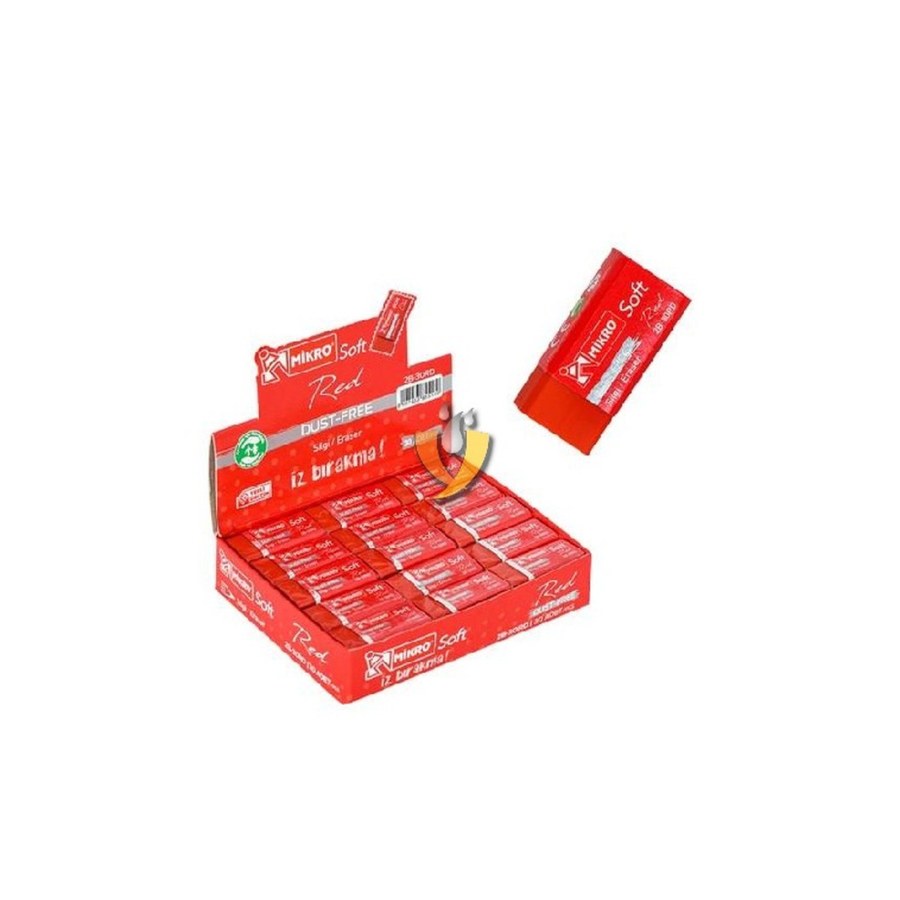 Mikro Soft Silgi Kırmızı
