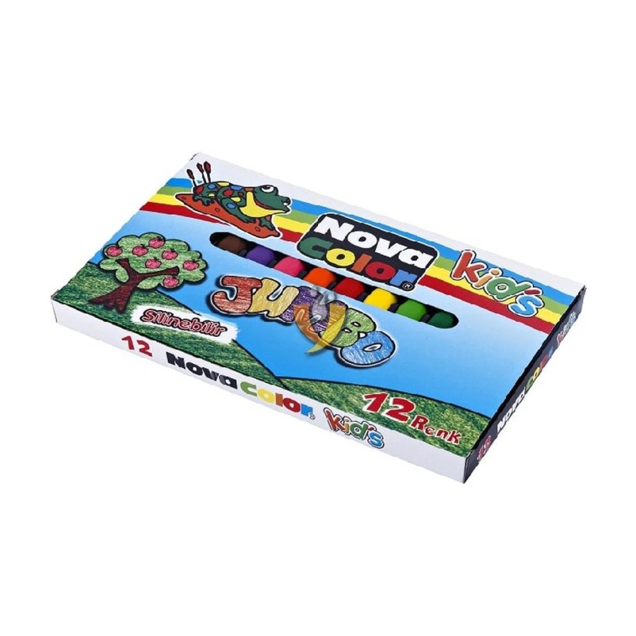 Mum Boya 12 Renk Jumbo Nova Color