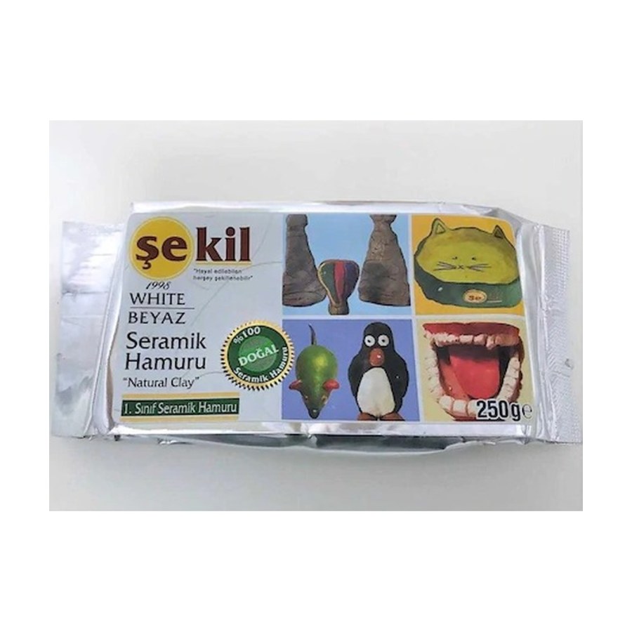 Kil Seramik Hamuru Beyaz 250 GR