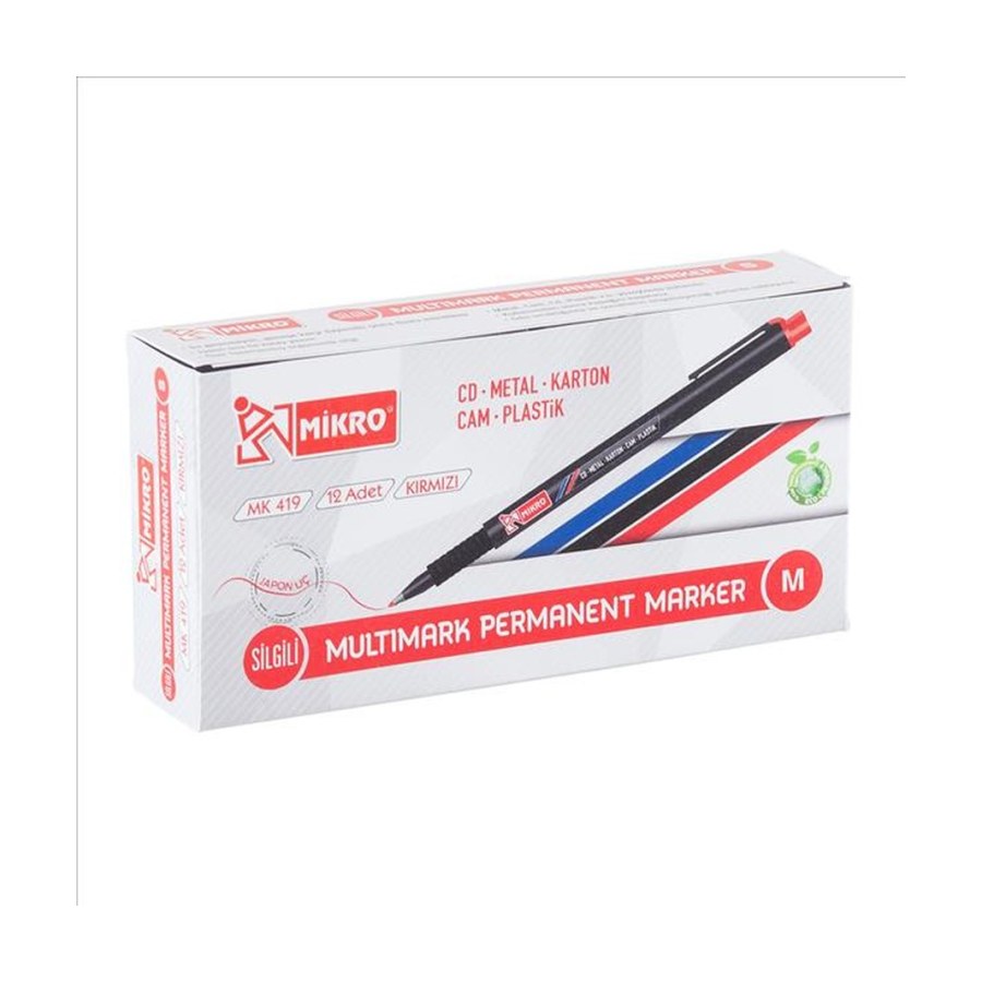 Cd Kalemi Kırmızı M Mikro