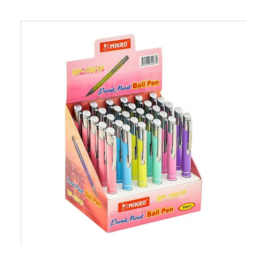 Mıkro Pastel Renk Kısa Tukenmez Kalem