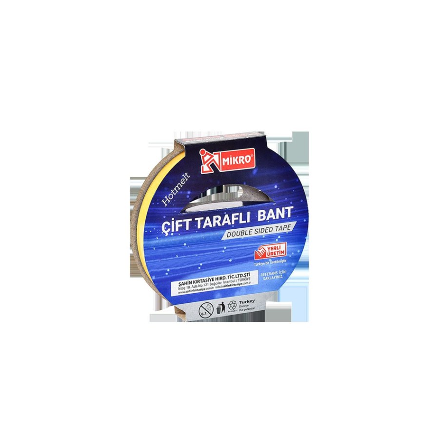 Çift Taraflı Bant 12*25 Mikro