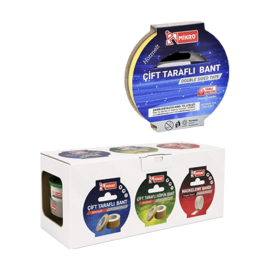 Çift Taraflı Bant 18*25 Mikro