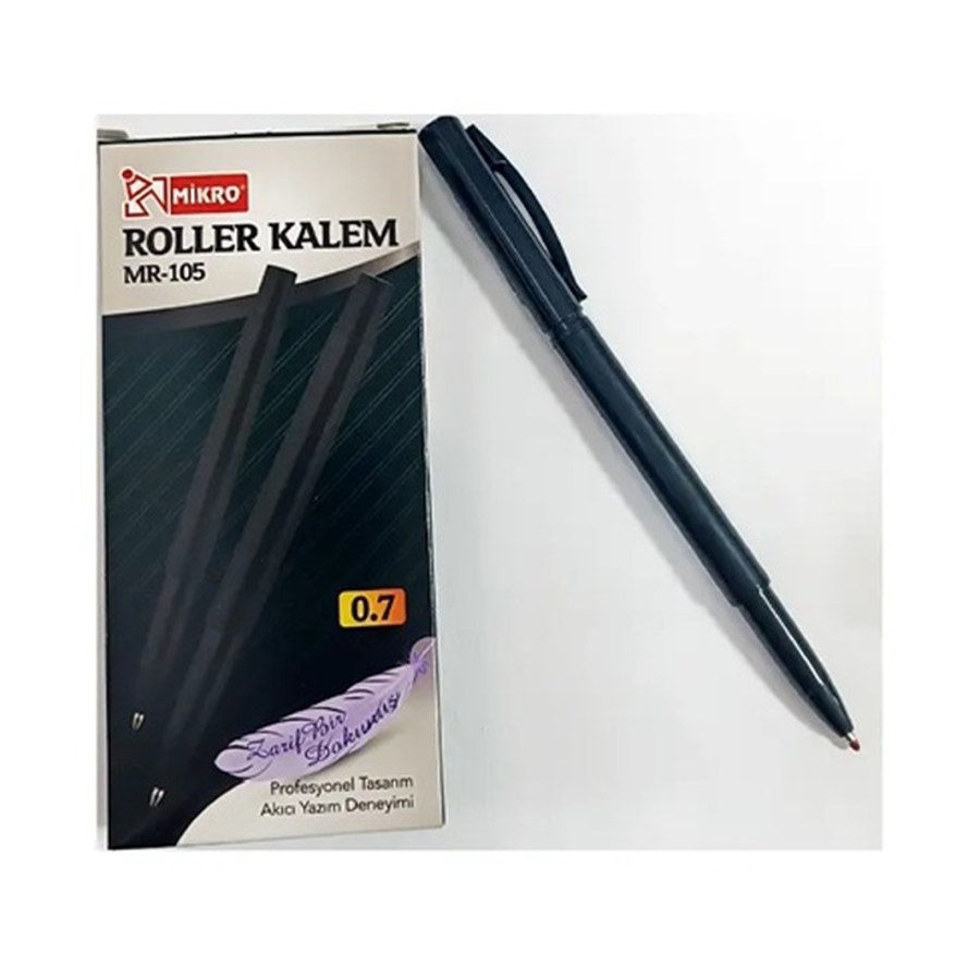 07 MM Roller Kalem Siyah Mikro