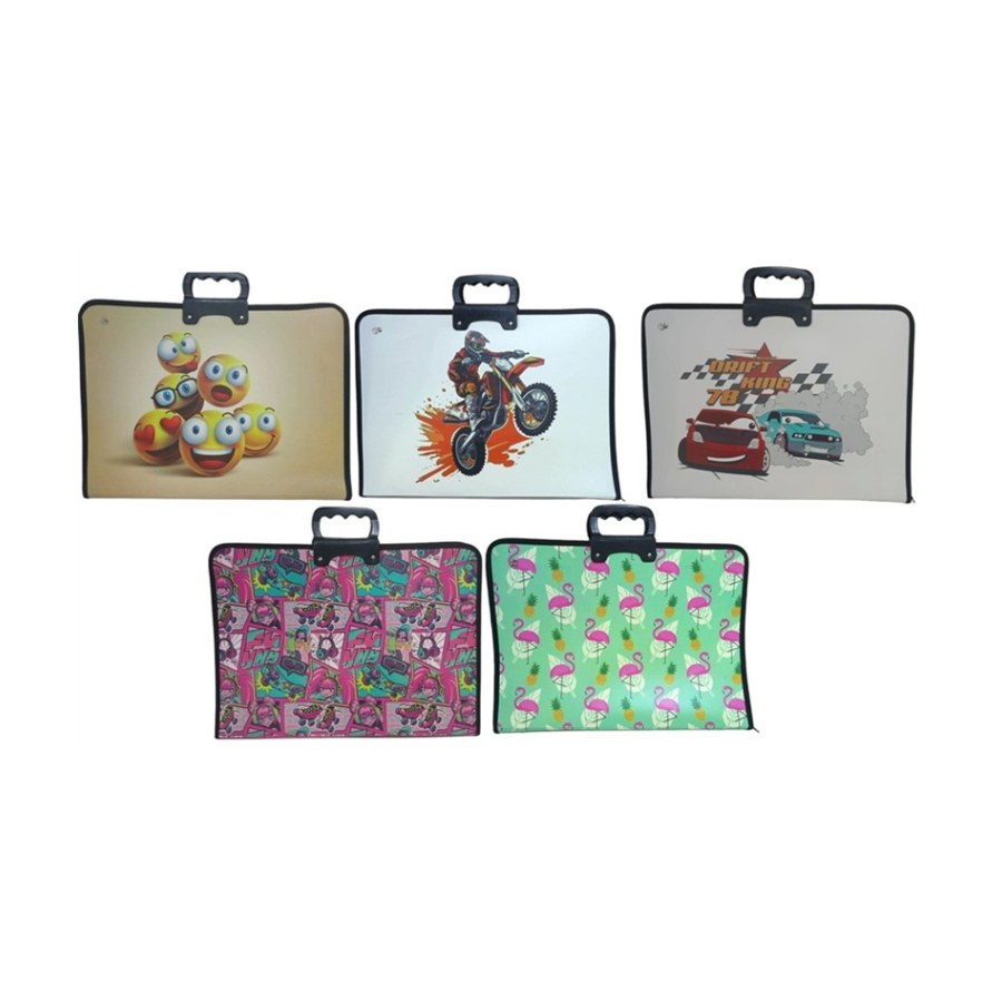 Proje Çantası35x50 Baskılı Desenli Stilo