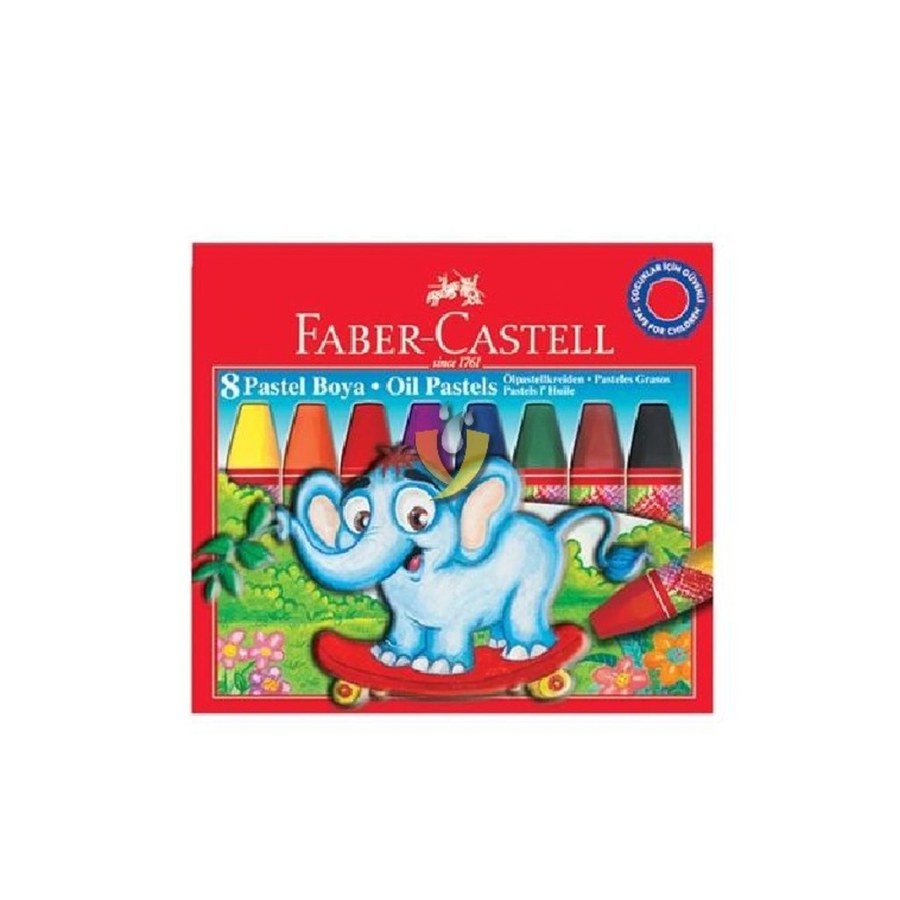 Pastel Boya 8 Renk Faber Castel