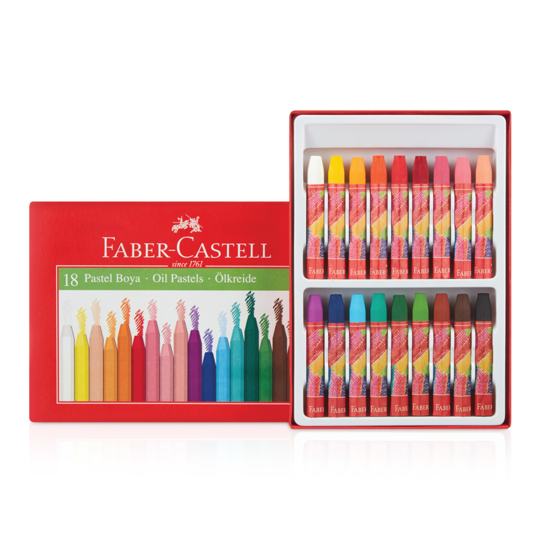Pastel Boya 18 Renk Çantalı Faber Castell