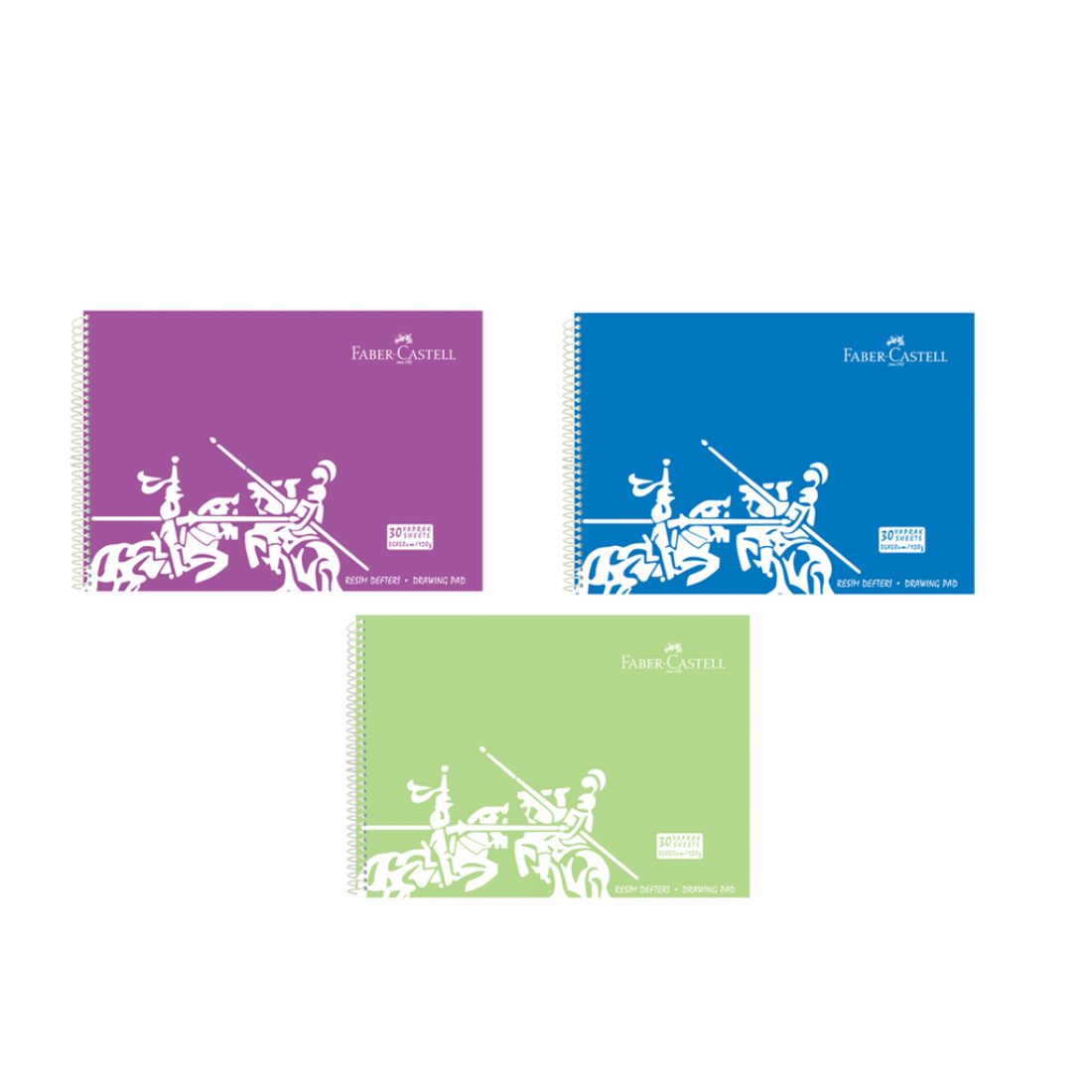 Resim Defter PP Kapak 35x50 Cm 30yp Faber Castell