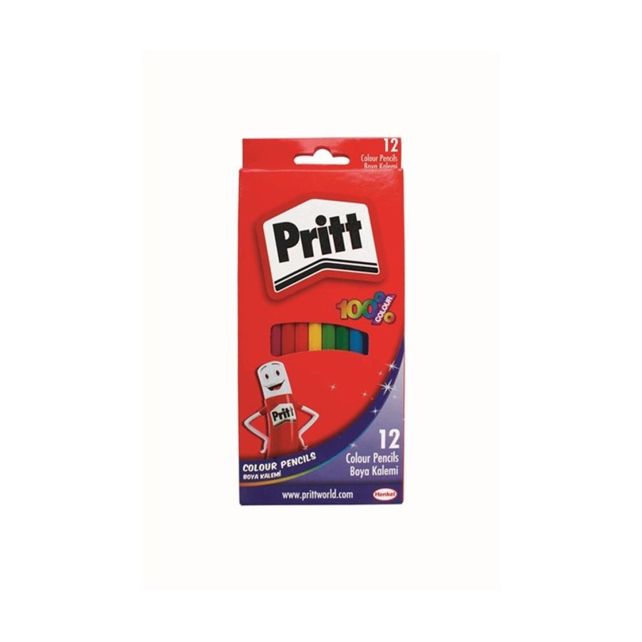 Kuru Boya Kalemi 12 Renk Pritt