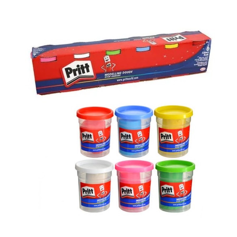 Oyun Hamuru 6 Renk 100 GR Pritt