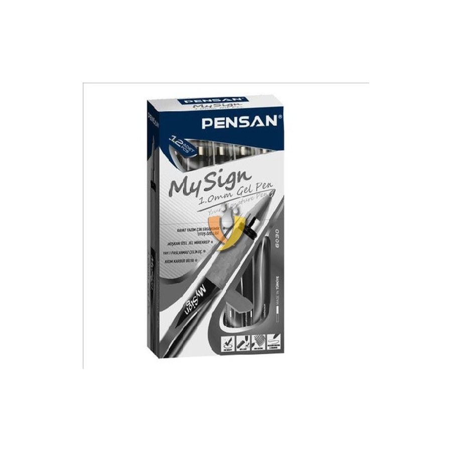 1 MM Roller Kalem Siyah My Sıgn Jel Pensan