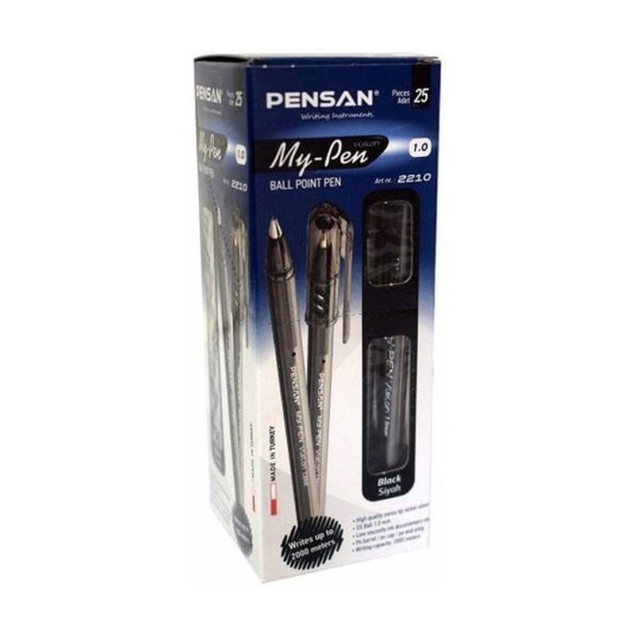 Tükenmez Kalem 1.0 Siyah Pensan My Pen