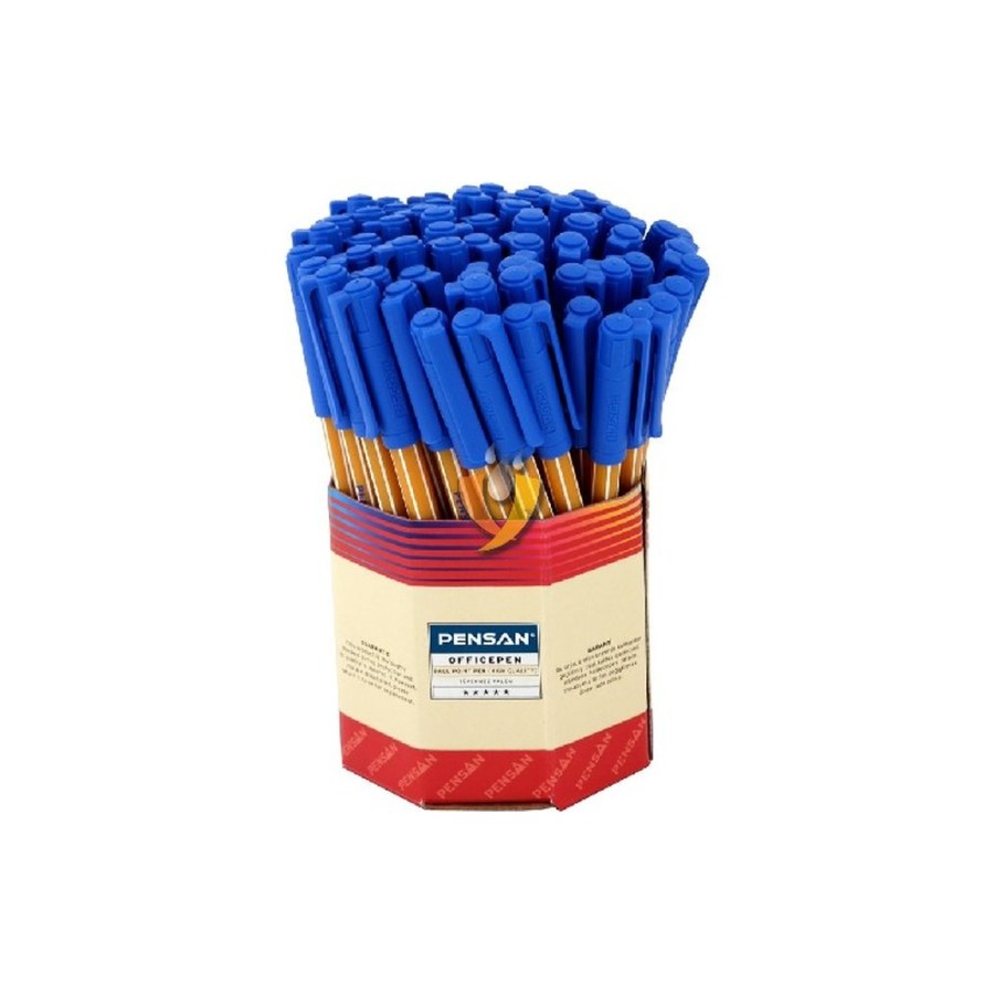 Pensan Offıce Pen Tükenmez Kalem 1 MM Mavi