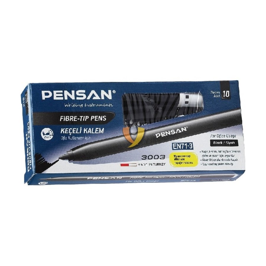 Keçeli Kalem Siyah Pensan