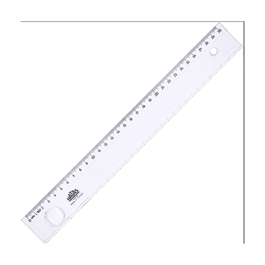Plastik Cetvel 30 Cm Hatas