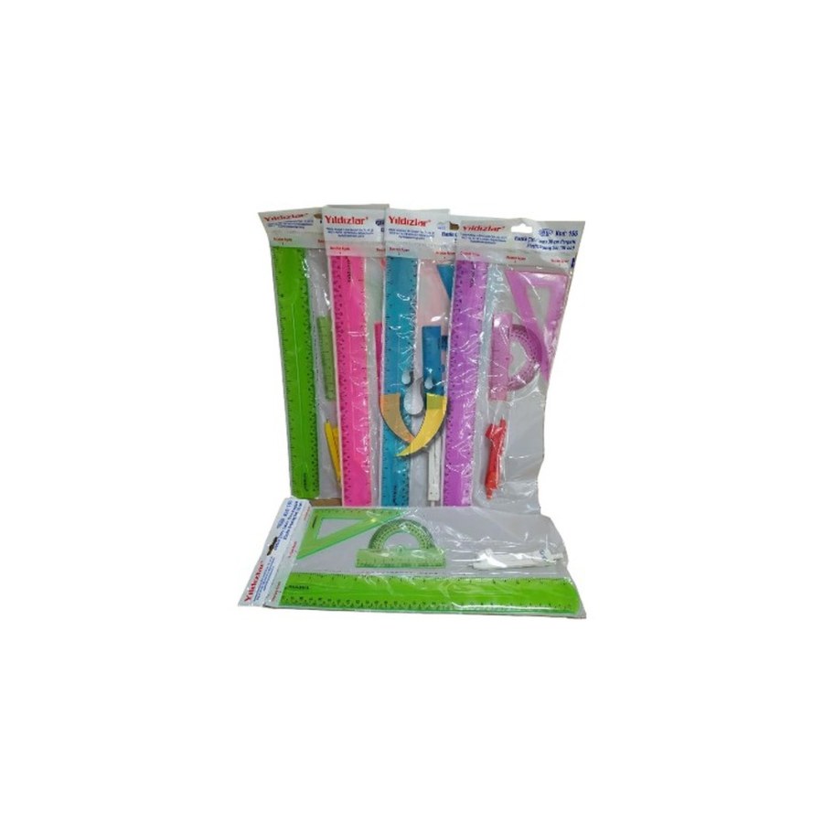 Esnek Cetvel Seti 30 Cm Yıldızlar