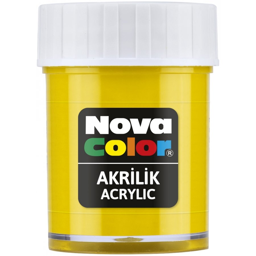 Akrilik Boya 35 Ml Sarı Nova Color