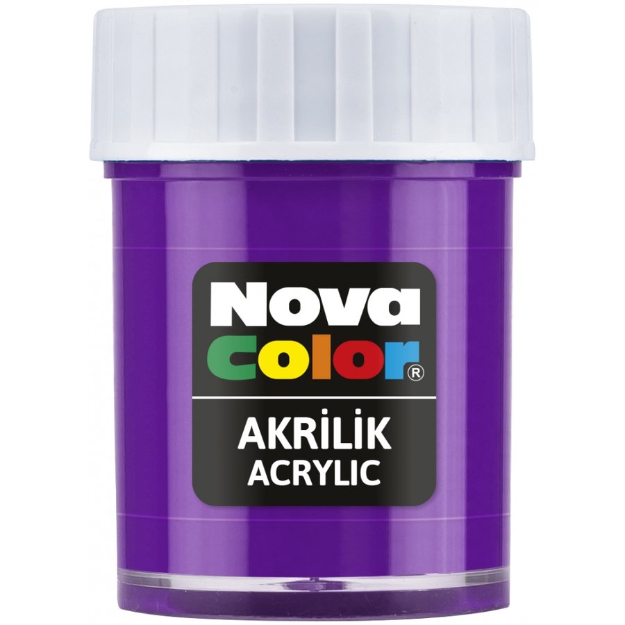 Akrilik Boya 35 Ml Mor Nova Color