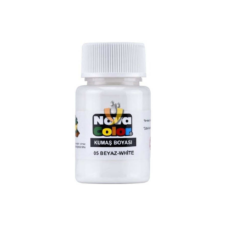 Kumaş Boyası Beyaz 30 Ml Nova Color