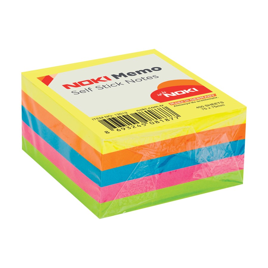 Postit Yapışkan Notluk 76x76 Küp Neon Noki