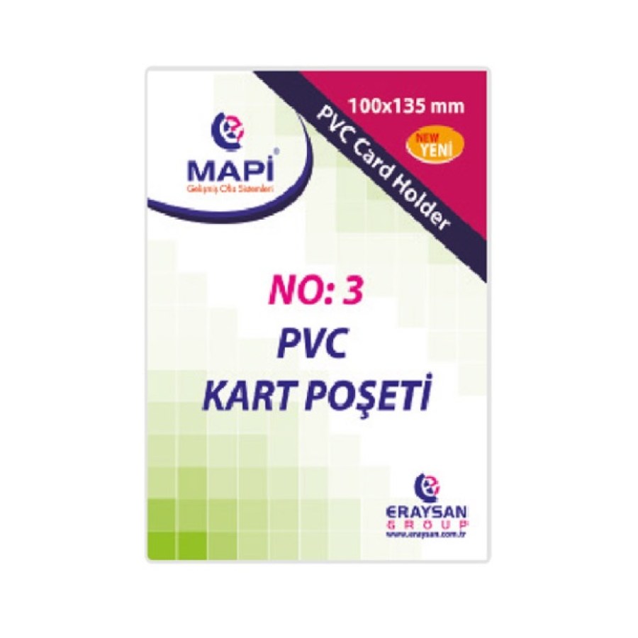 Kart Poşeti 3 Nolu 100x135 Dikey 100 Mapi