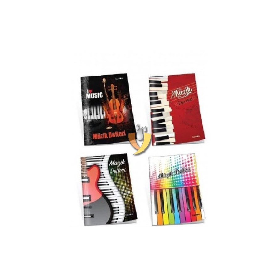 Müzik Defteri 30 YP Karton Kapak Çınar