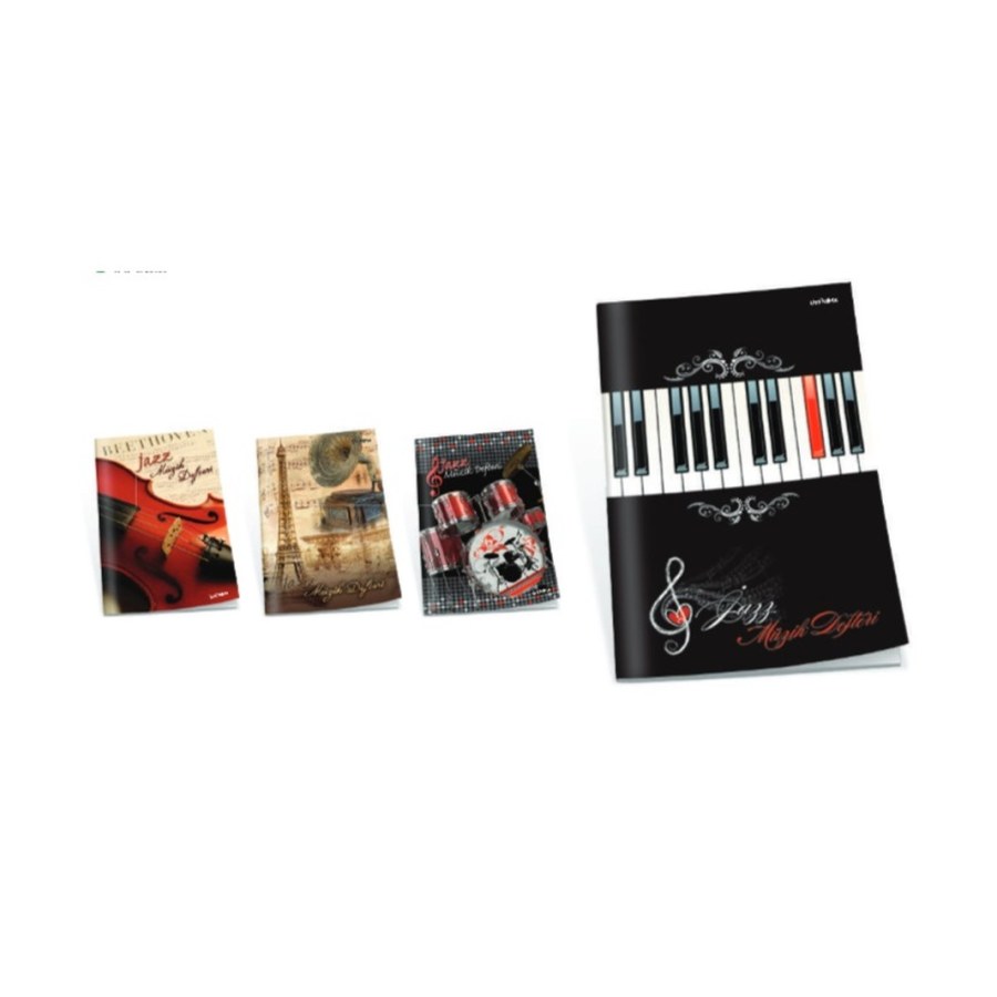 Müzik Defteri A4 30yp Jazzs Çınar