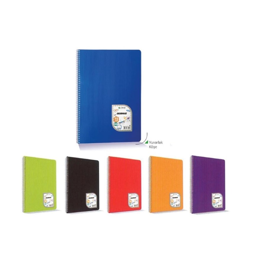 A4 Defter 72 YP Kareli Colormaxi Çınar
