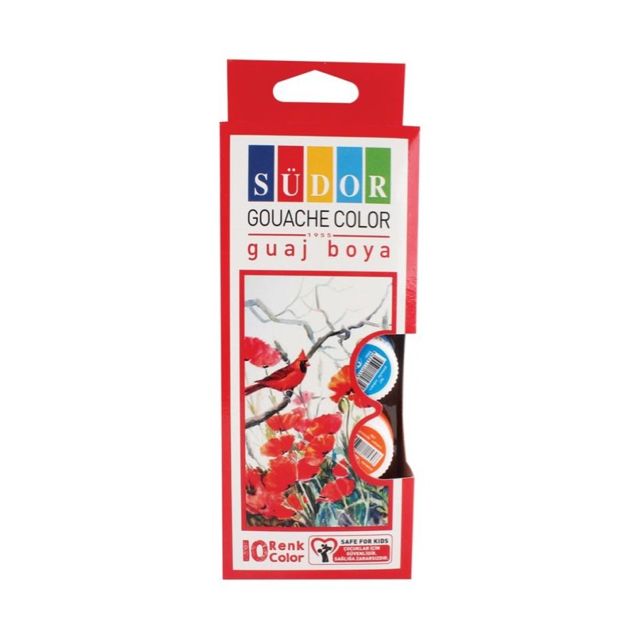 Guaj Boya 10 Renk 15 Ml Südor