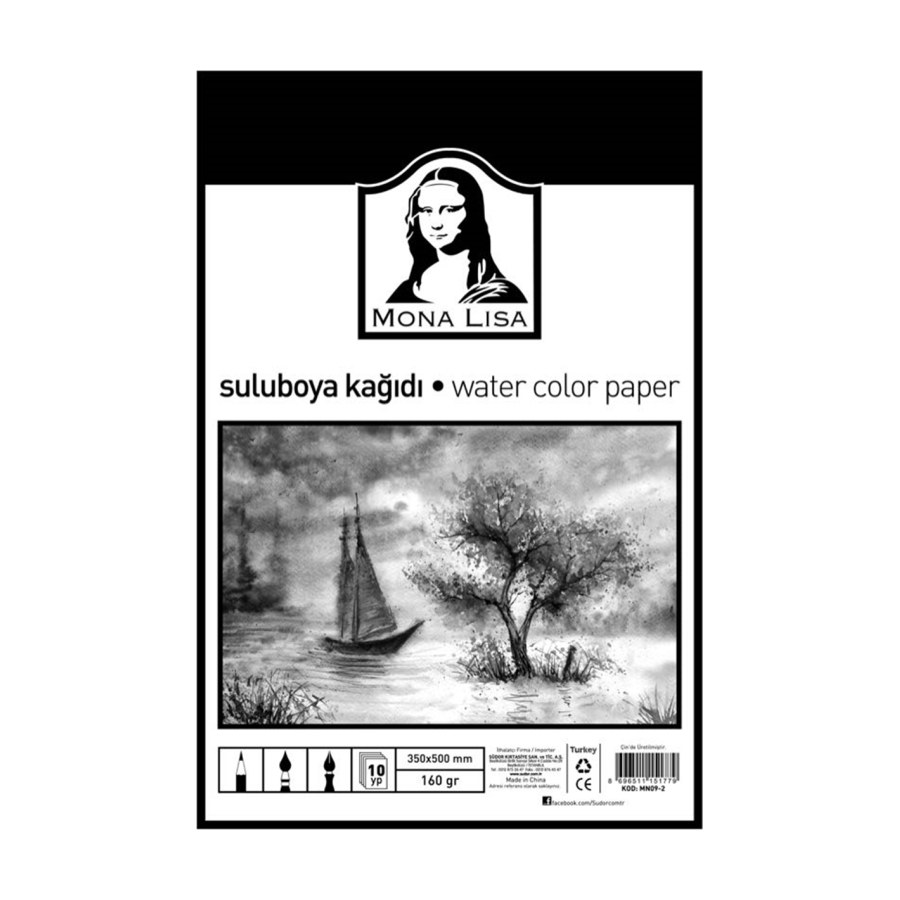 Südor Suluboya Kağıdı 35x50 160 GR 10 LU Mn-09-2