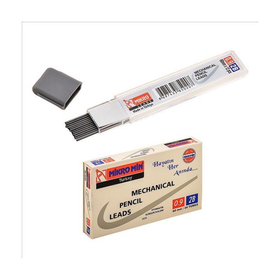 09 MM Kalem Ucu 2B 60 MM 20li Mikro
