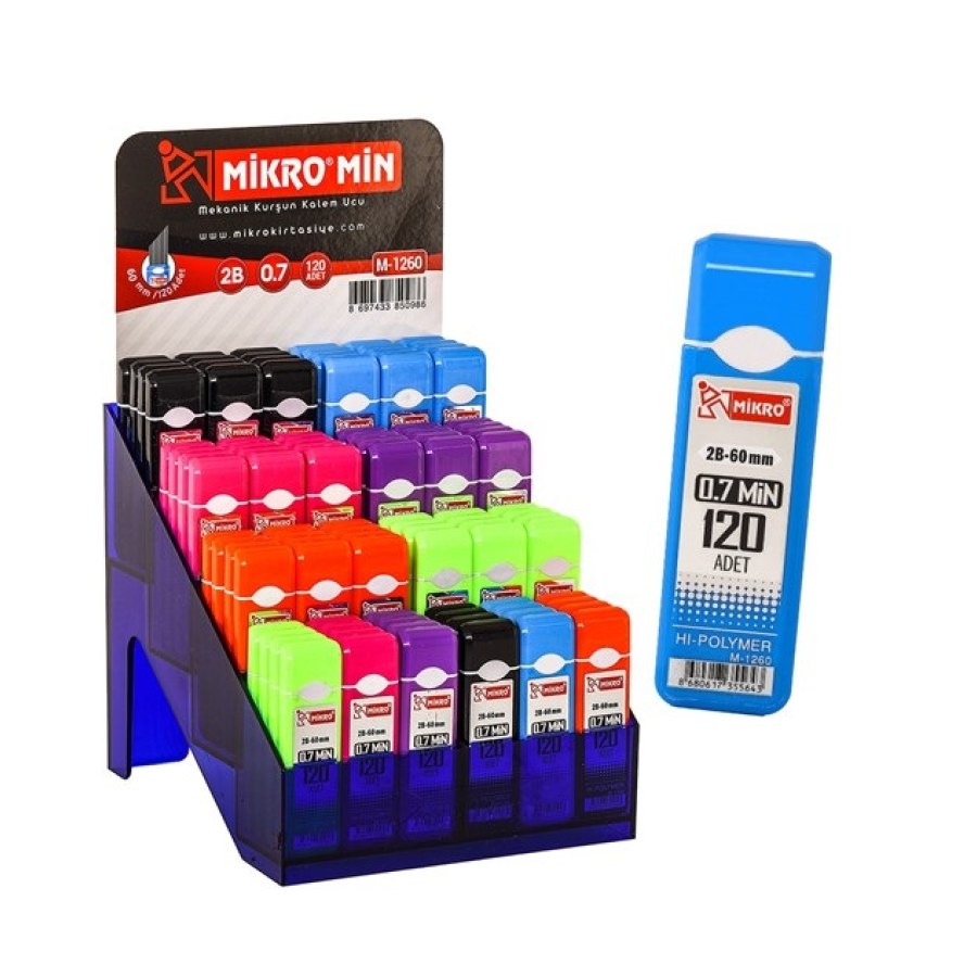07 MM Kalem Ucu 2B 60 MM 120 LI M-1260 Mikro