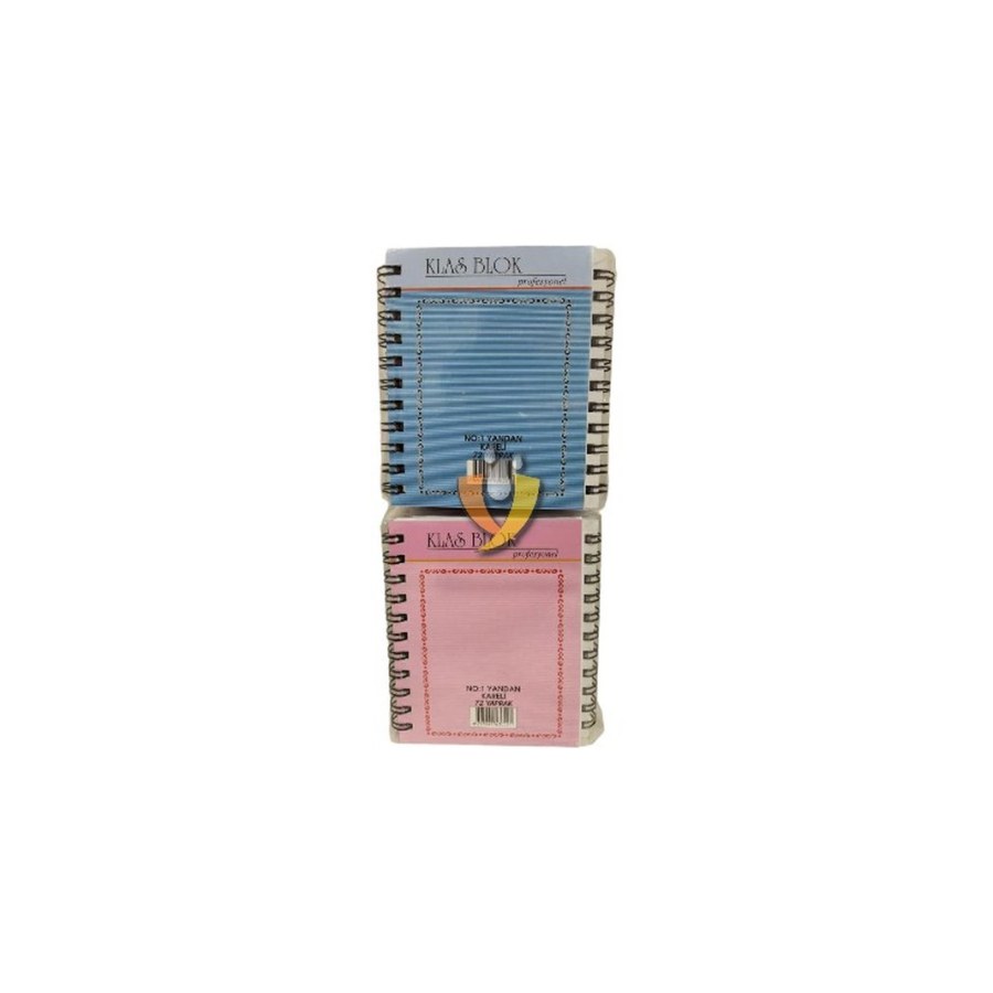 Not Defter 72 YP Kareli Spiralli