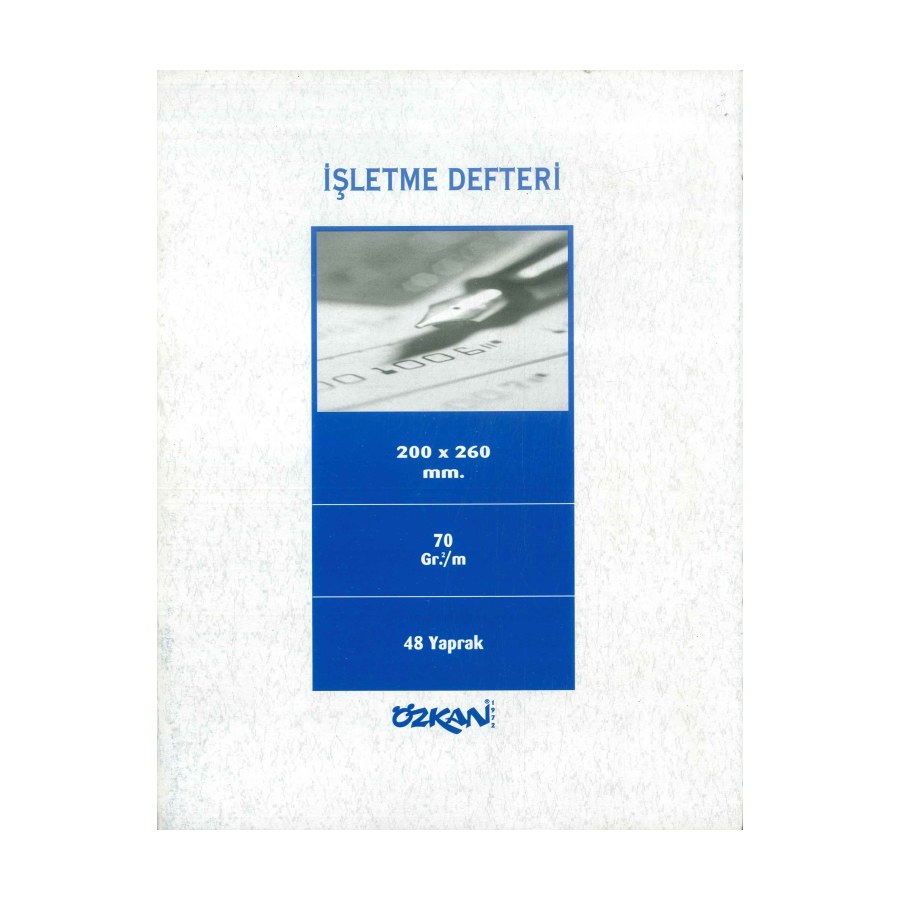 Işletme Defteri 48 Yaprak Özkan