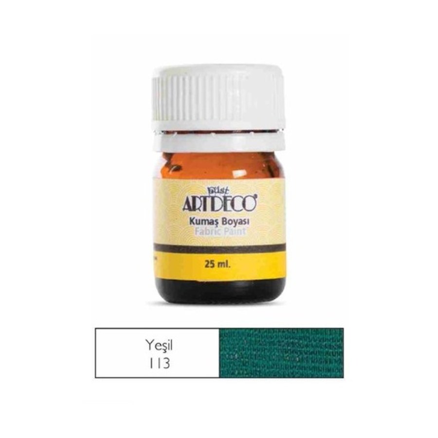 Kumaş Boyası 25ml. Green Yeşil Artdeco