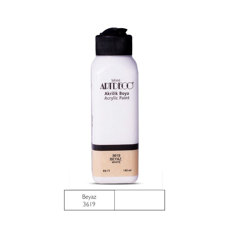 Akrilik Boya 140 Ml Beyaz Artdeco