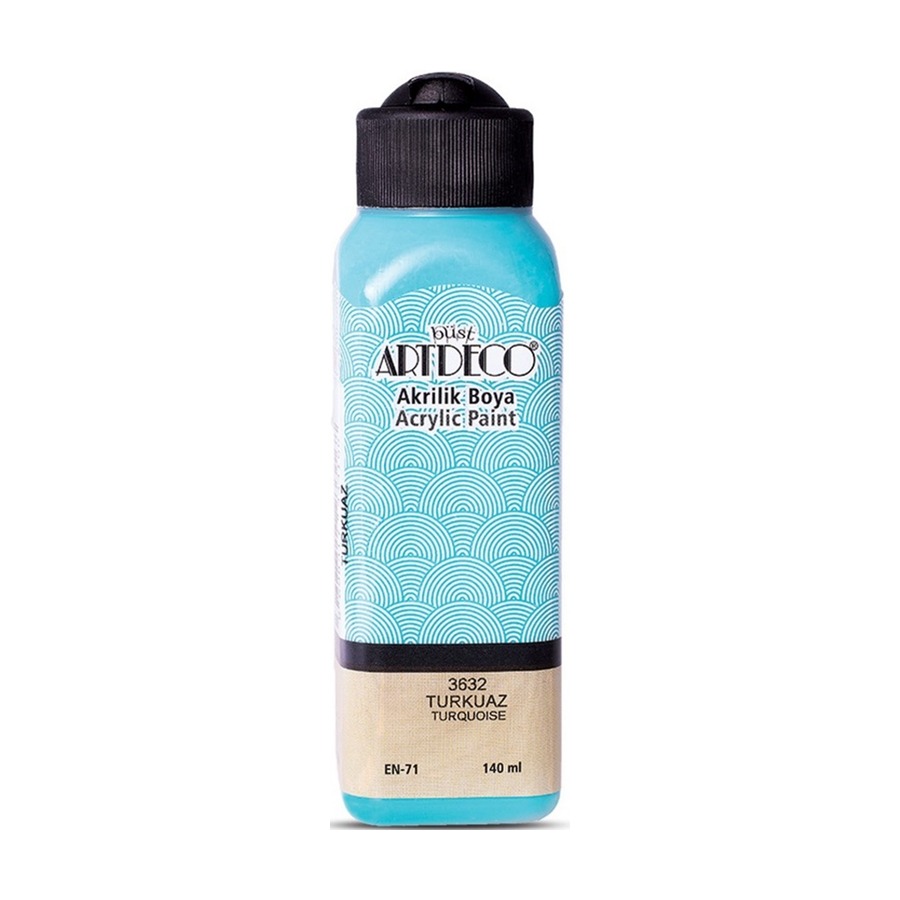 Akrilik Boya 140 Ml Turkuaz Artdeco