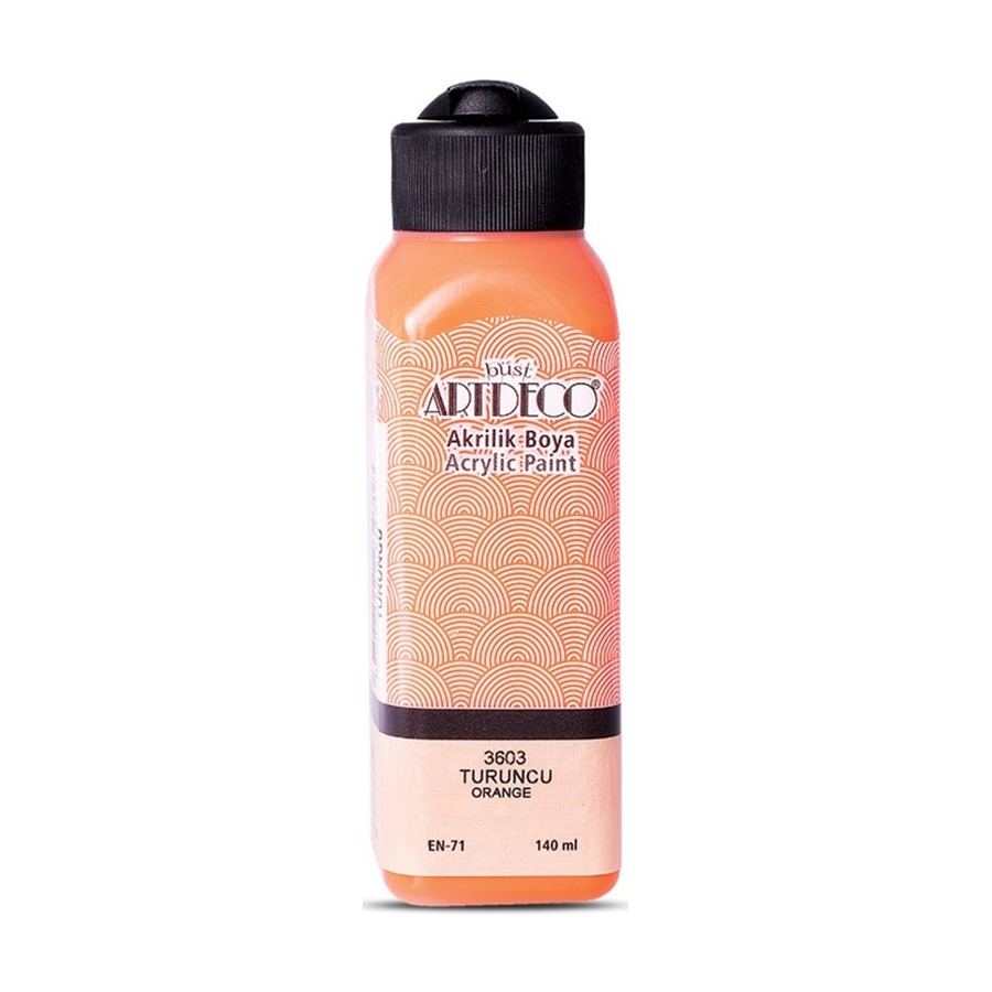 Akrilik Boya 500 Ml Turuncu Artdeco