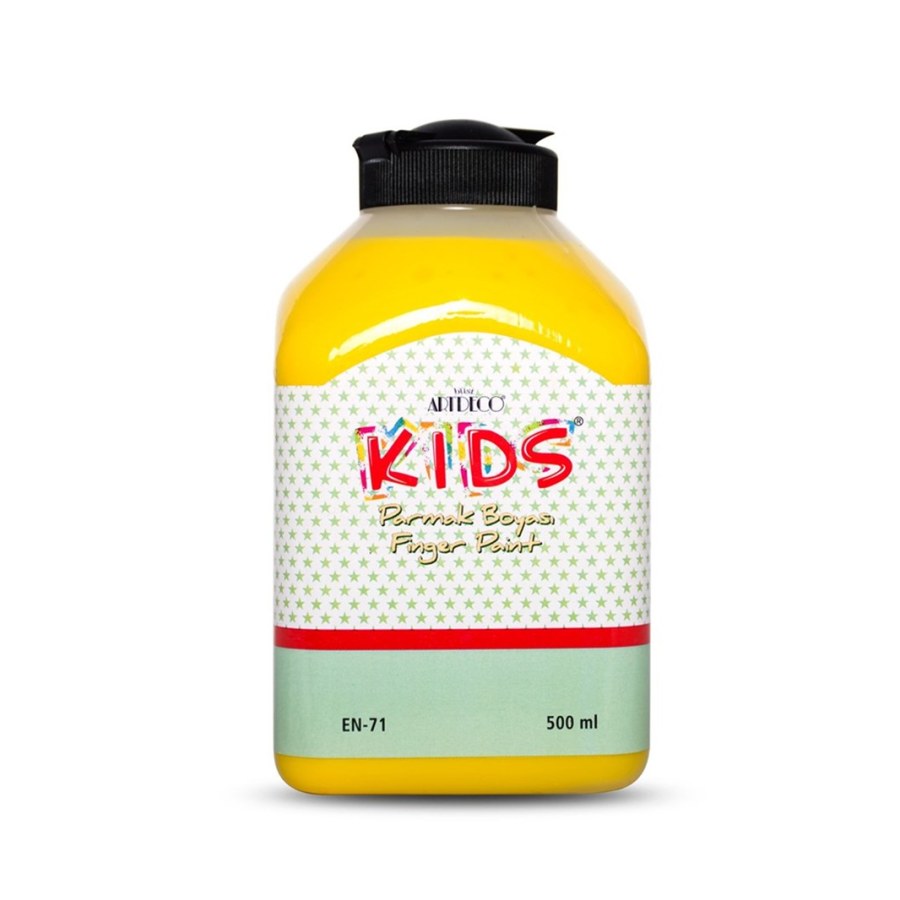 Parmak Boyası 500 Ml Sarı Art Deco Kids