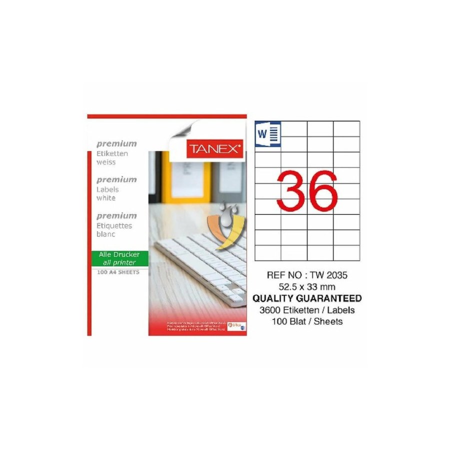 Tanex Etıket Tw 2035