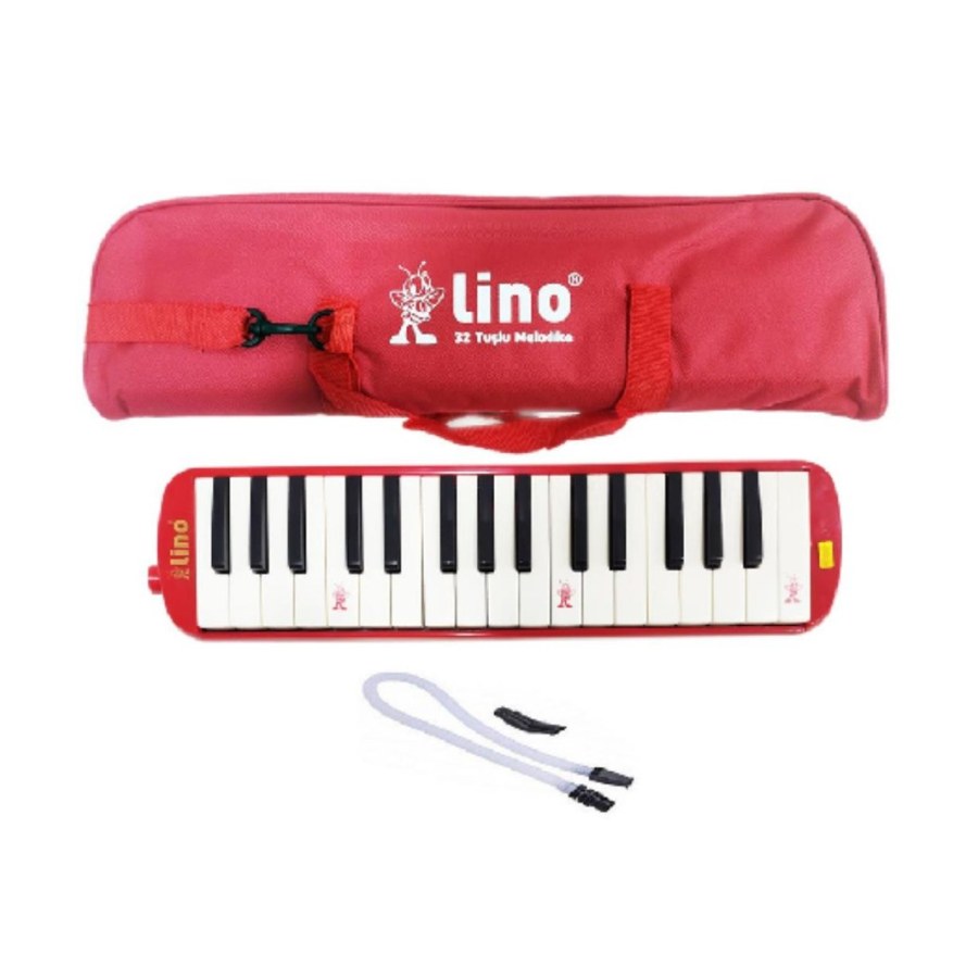 Melodika 32K Kırmızı Lino