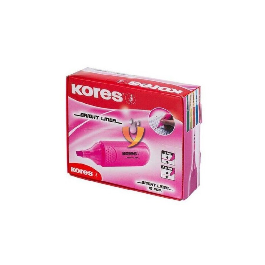 Fosforlu Kalem Pembe Kores