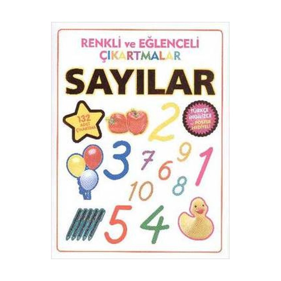 Renklı Ve Eglencelı Cıkartmalar Sayılar